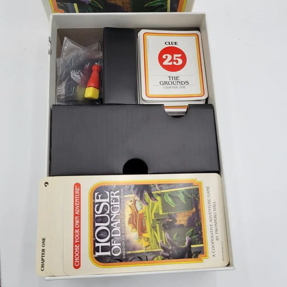 HOUSE of DANGER Choose Your Own Adventure Cooperative Game 100% COMPLETE 2018